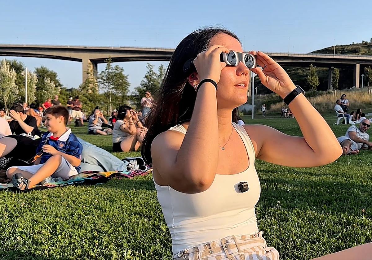 Así se vivió en Barakaldo el eclipse: «Ha sido algo único»