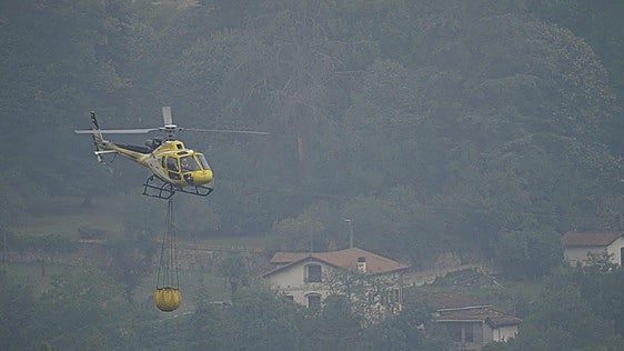 La Diputación de Álava apunta que el incendio de Llanteno fue «provocado»