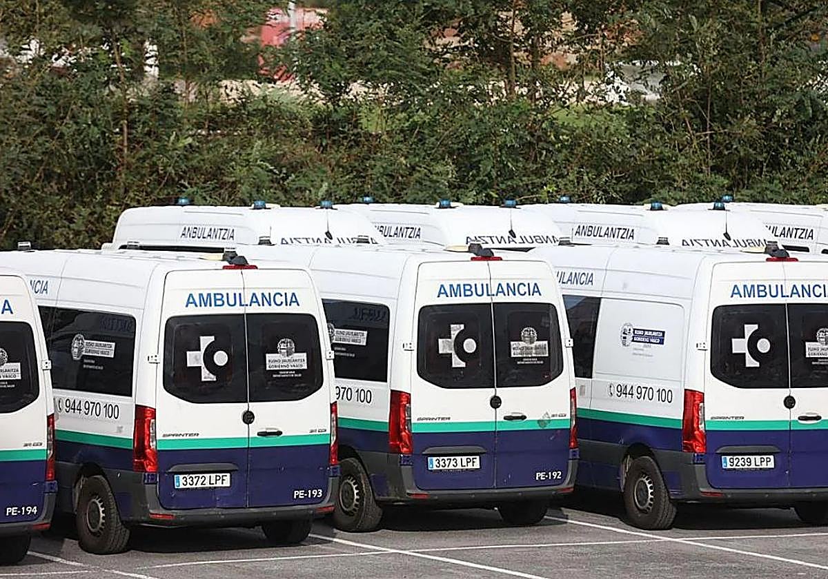 Esperas de hasta nueve horas para traslados en las ambulancias de Bizkaia
