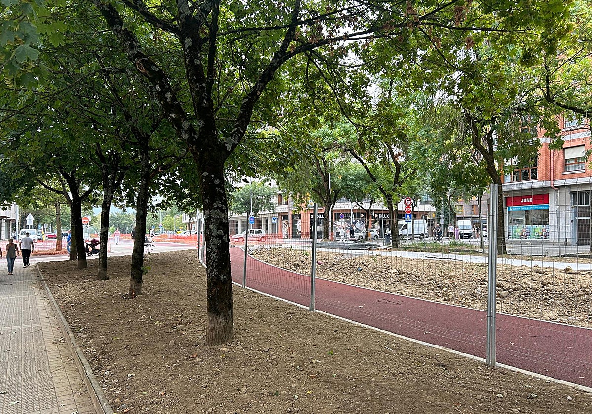 Durango avanza con las obras de la vía verde para que sea una realidad a finales de año