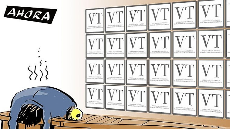 La viñeta de Cerrajería sobre los pisos turísticos en Vitoria