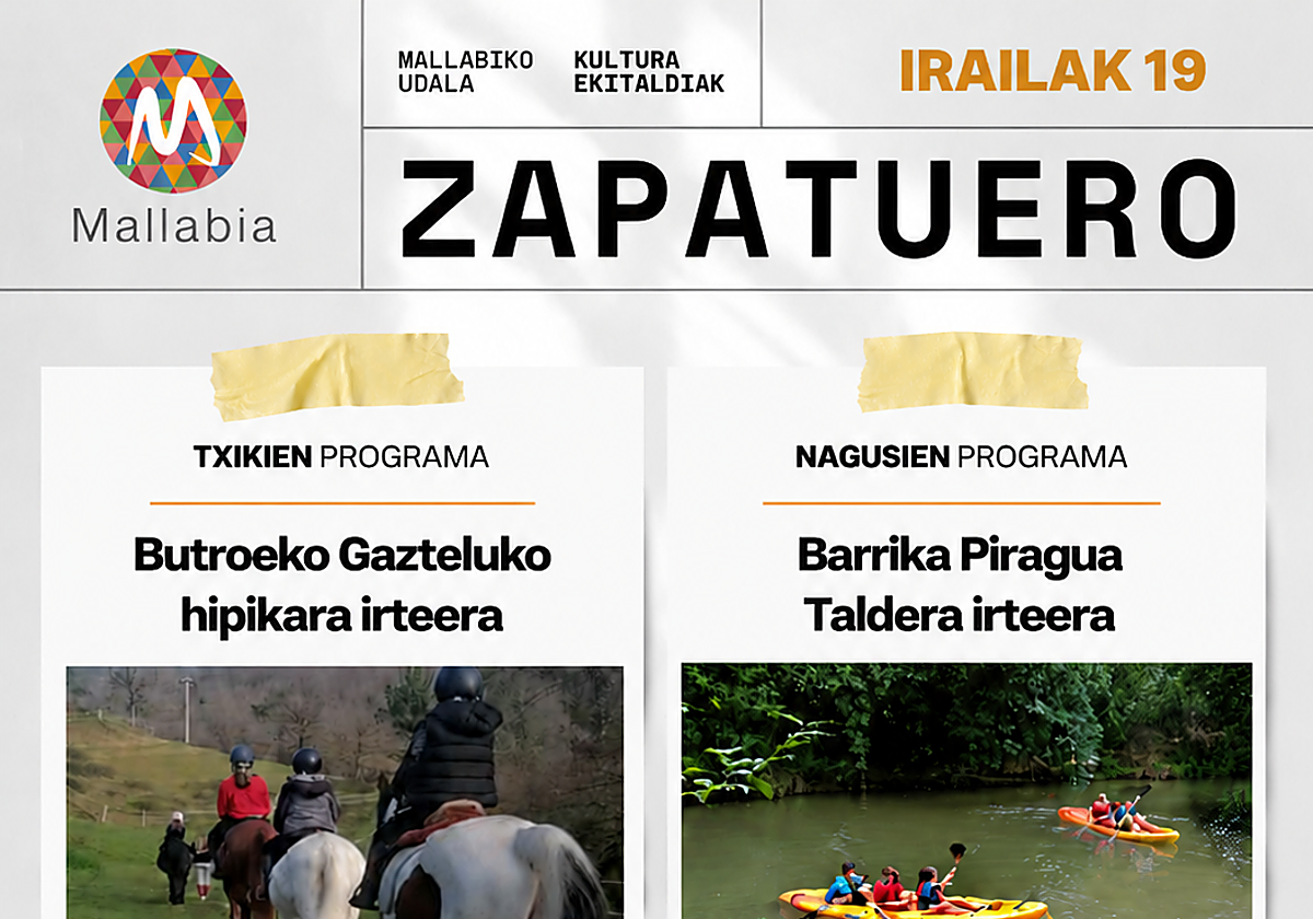 Mallabia organiza una salida a la hípica y otra de piragüismo para los más jóvenes