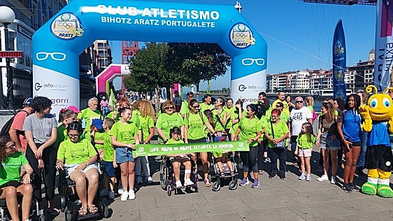 Una carrera solidaria en contra de la lacra machista en Portugalete