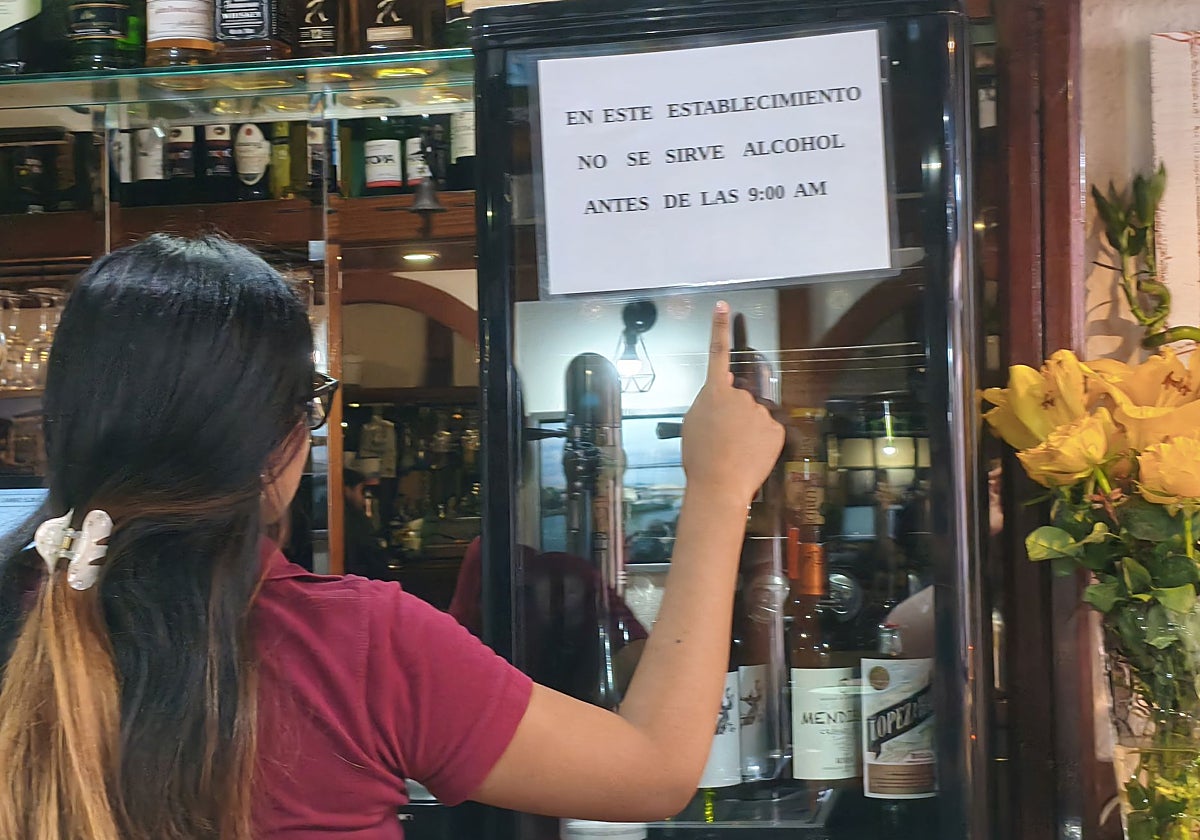 Sin alcohol hasta las 9: la medida que impone un bar de Portugalete para acabar con los problemas