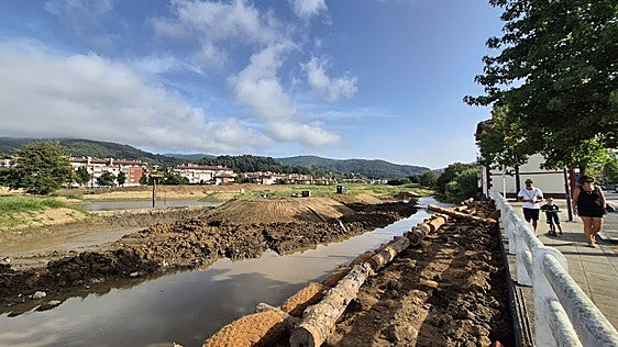 Bakio podrá disfrutar de su parque fluvial para finales noviembre
