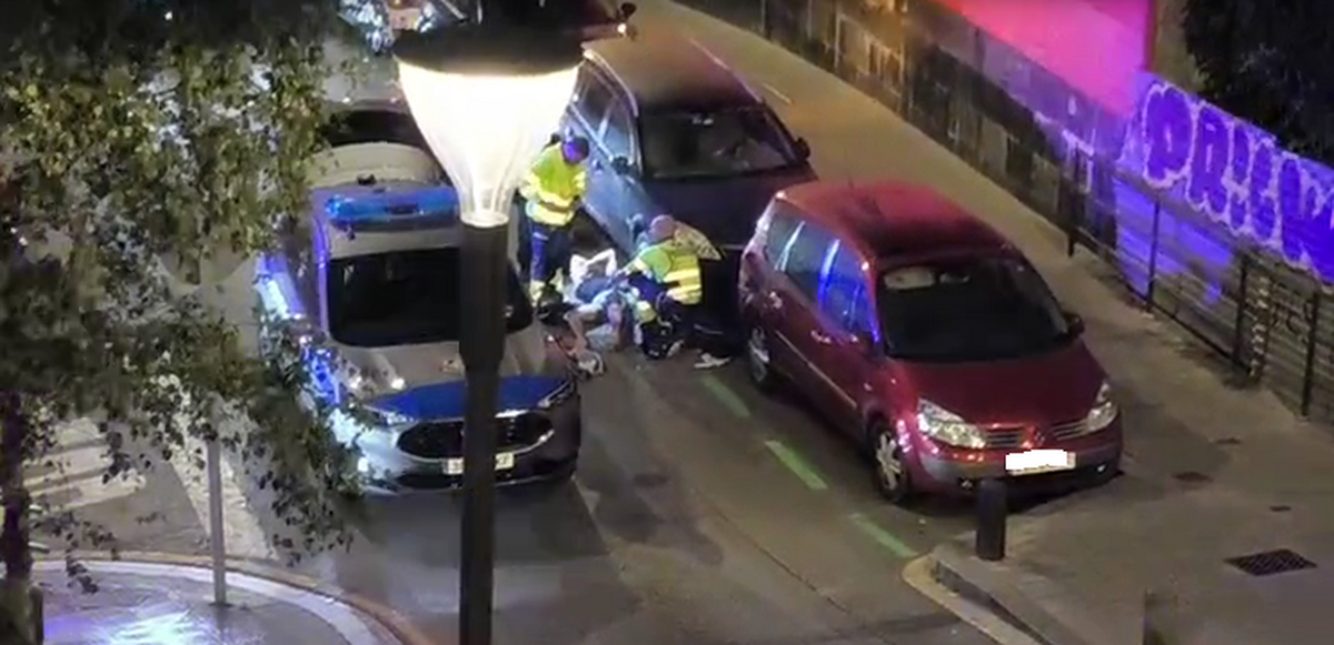 Detenido tras clavar un destornillador a otro hombre en el barrio de San Francisco