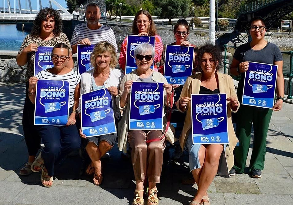 Ondarroa lanza 2.000 bonos para dar un empujón al pequeño comercio local
