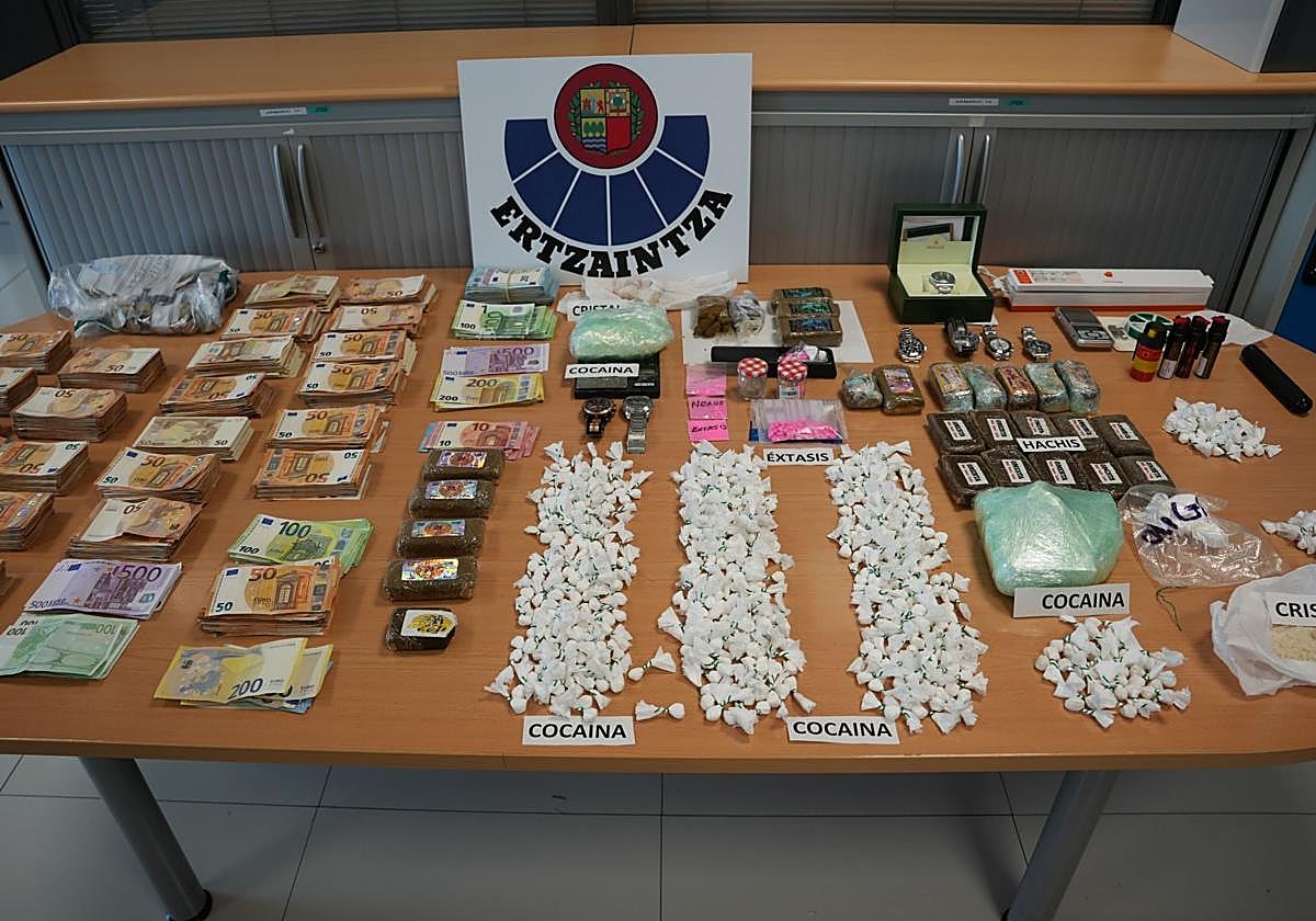 Siete detenidos en una importante operación antidroga en Bizkaia