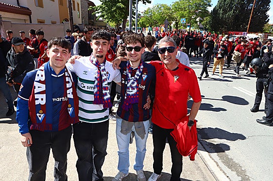 Más de doscientos seguidores charros en Anduva para el Mirandés-Unionistas
