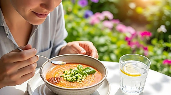 Gazpacho, ajoblanco... es el momento de las sopas frías