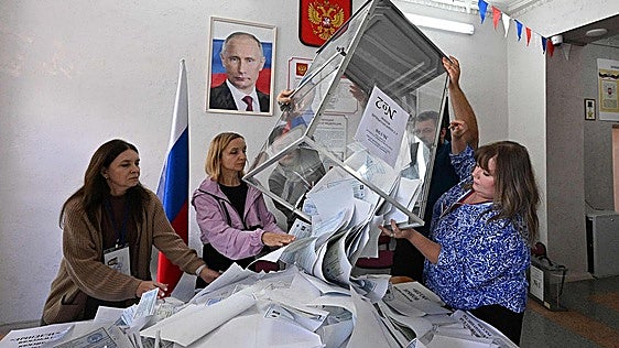 Ucrania se cuela en las urnas de Putin