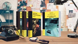 20 títulos de autores consagrados como Ken Follett, Stephen King, Pierre Lemaitre, Arturo Pérez-Reverte, Fred Vargas, Mary Higgins Clark...