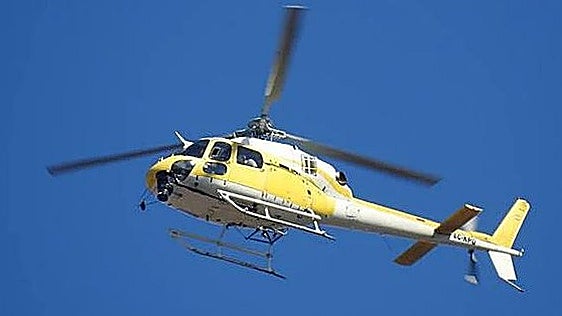 Rescatada en helicóptero una bilbaína de 74 años en el monte Candina, en Cantabria