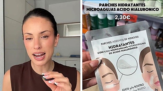 Una farmacéutica analiza los nuevos parches con microagujas de ácido hialurónico de Mercadona