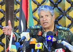 Imagen del jefe del Estado Mayor de las fuerzas rebeldes, Abdel Fatah Yunis. / Efe