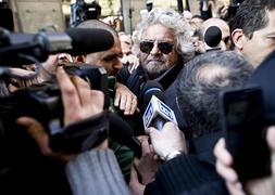 Beppe Grillo, líder del Movimiento 5 Estrellas. / Archivo