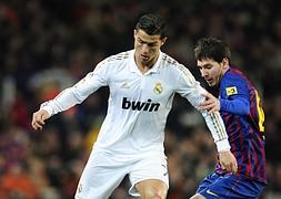 Cristiano Ronaldo(i), junto a Messi./ Javier Soriano (Afp)