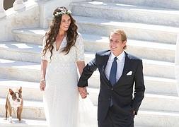 Andrea Casiraghi y Tatiana Santo Domingo. / Royal Palace of Monaco