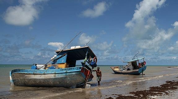 Playa de Tambaú en la ciudad brasileña de Pessoa. 