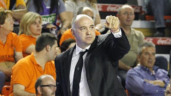 Pablo Laso, durante el partido contra el Fuenlabrada. 