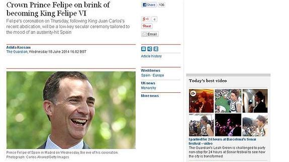 Cobertura de 'The Guardian'. 