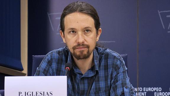 El líder de Podemos, el eurodiputado Pablo Iglesias. 