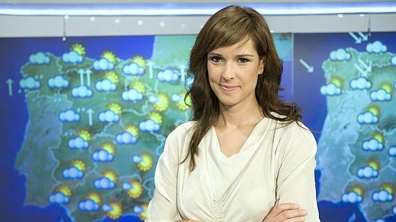 La presentadora Mónica López. 