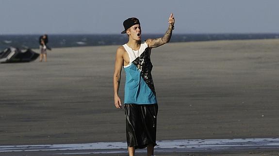 El cantante Justin Bieber 
