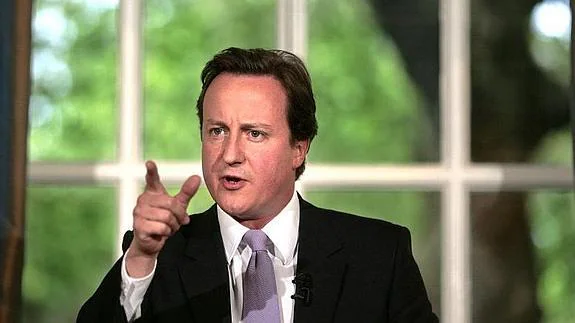 El primer ministro británico , David Cameron 