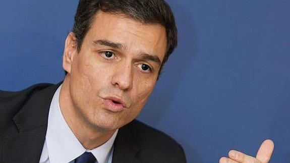 El secretario general del PSOE, Pedro Sánchez. 