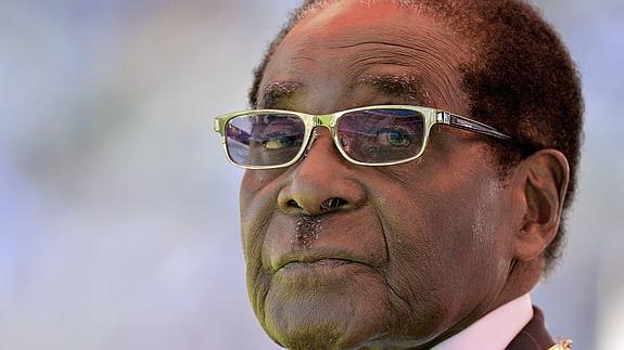 El presidente de Zimbabue, Robert Mugabe. 