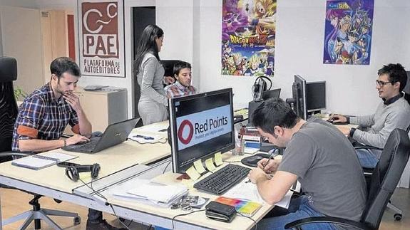 Departamento de YouTube de Red Points en Barcelona. 