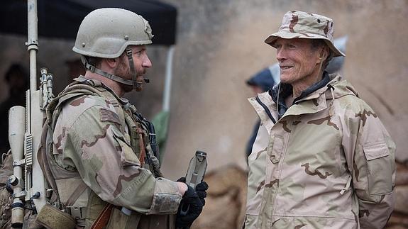 Bradley Cooper y Clint Eastwood. 