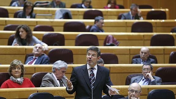 Rafael Catalá, en el Senado. 