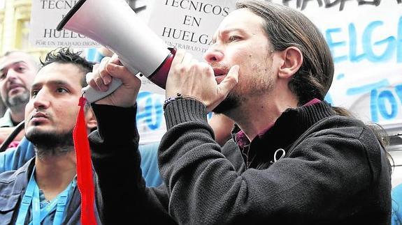 El líder de Podemos, Pablo Iglesias.