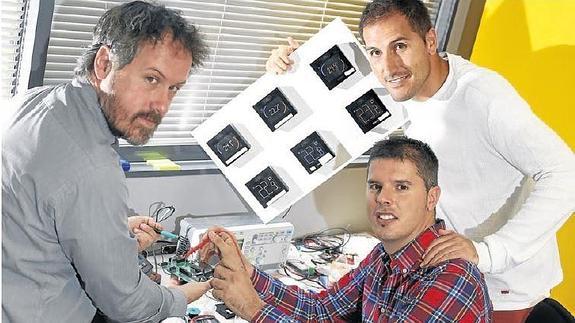 Los tres fundadores de Momit. 