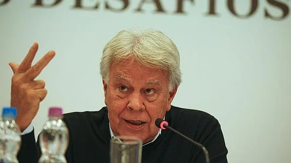El expresidente del Gobierno español Felipe González. 
