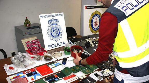 Operación policial en Barcelona. 