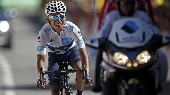 Nairo Quintana durante el pasado Tour de Francia. 