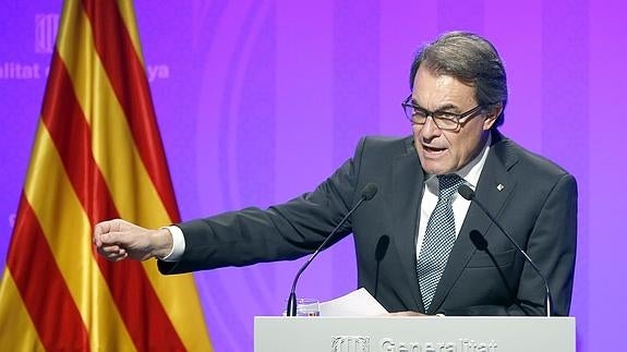 El presidente de la Generalitat, Artur Mas.