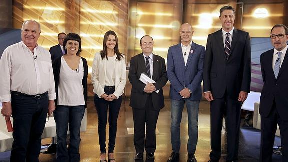Los candidatos a las elecciones catalanas del 27-S. 