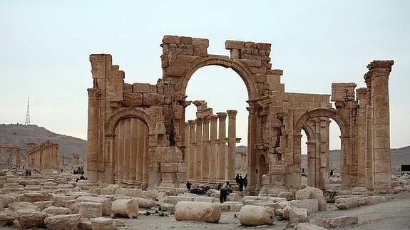 El Arco del Triunfo de Palmira. 
