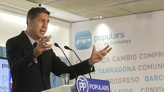 El líder del PP catalán, Xavier García Albiol. 