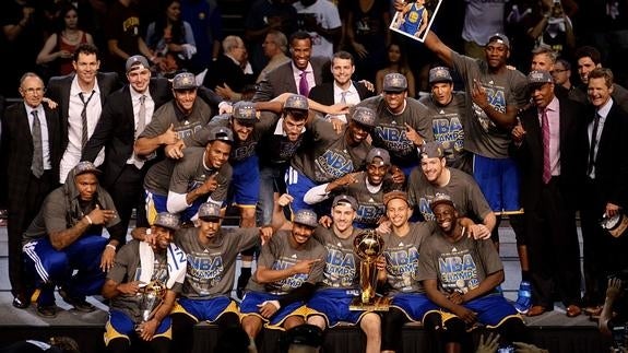 Los últimos campeones, los Warriors de Golden State. 