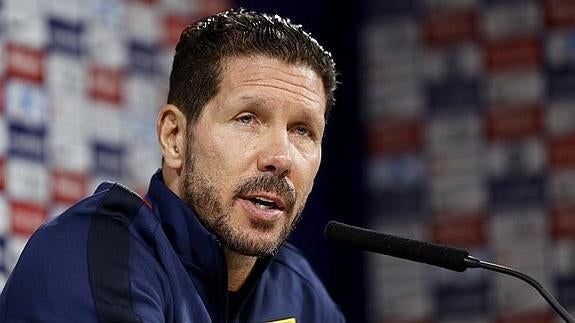 Diego Pablo Simeone, entrenador del Atlético. 