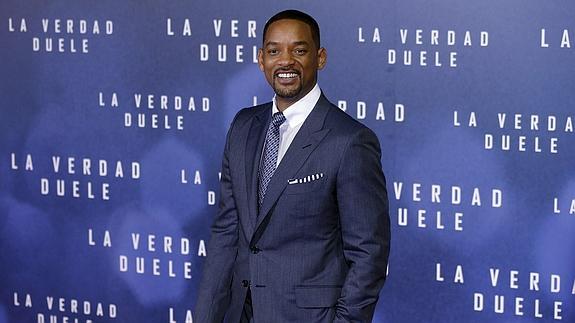 Will Smith, durante la presentación de la película 'La verdad duele' en Madrid.