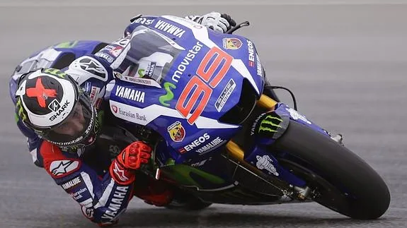 Jorge Lorenzo, durante los entrenamientos en Sepang. 