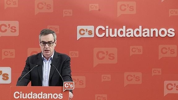 El vicesecretario general de Ciudadanos, José Manuel Villegas.