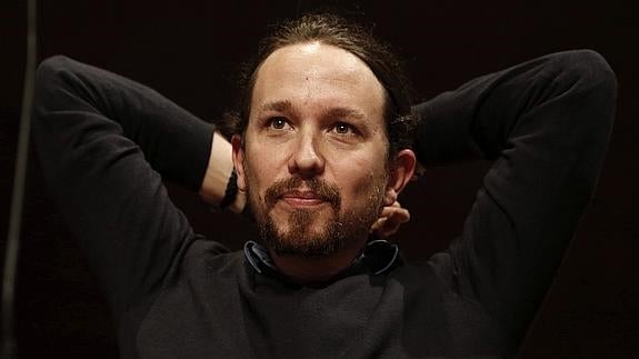 Pablo Iglesias, en la presentación de 'En defensa del populismo'.