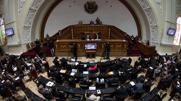 Pleno de la Asamblea Nacional de Venezuela.